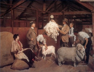 フリースの重さを量る 1921年 ジョージ・ワシントン・ランバートの肖像画 Oil Paintings
